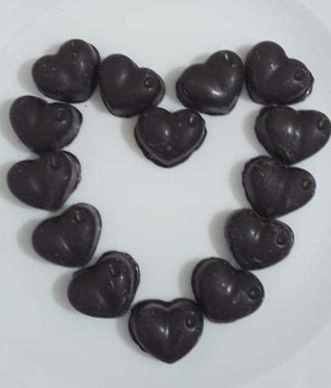 Kalp çikolatalar (15 adet) 